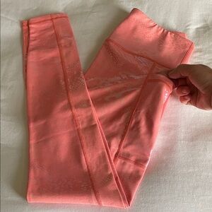 XS FL Peach Glisten Here leggings